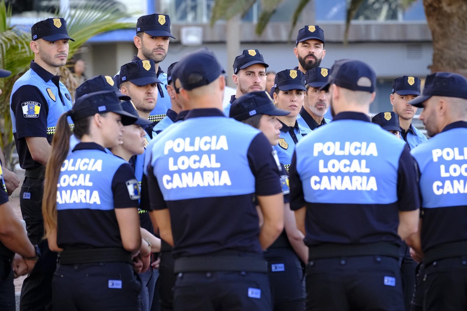 Las imágenes de los 45 nuevos agentes de la Policía Local de la capital grancanaria