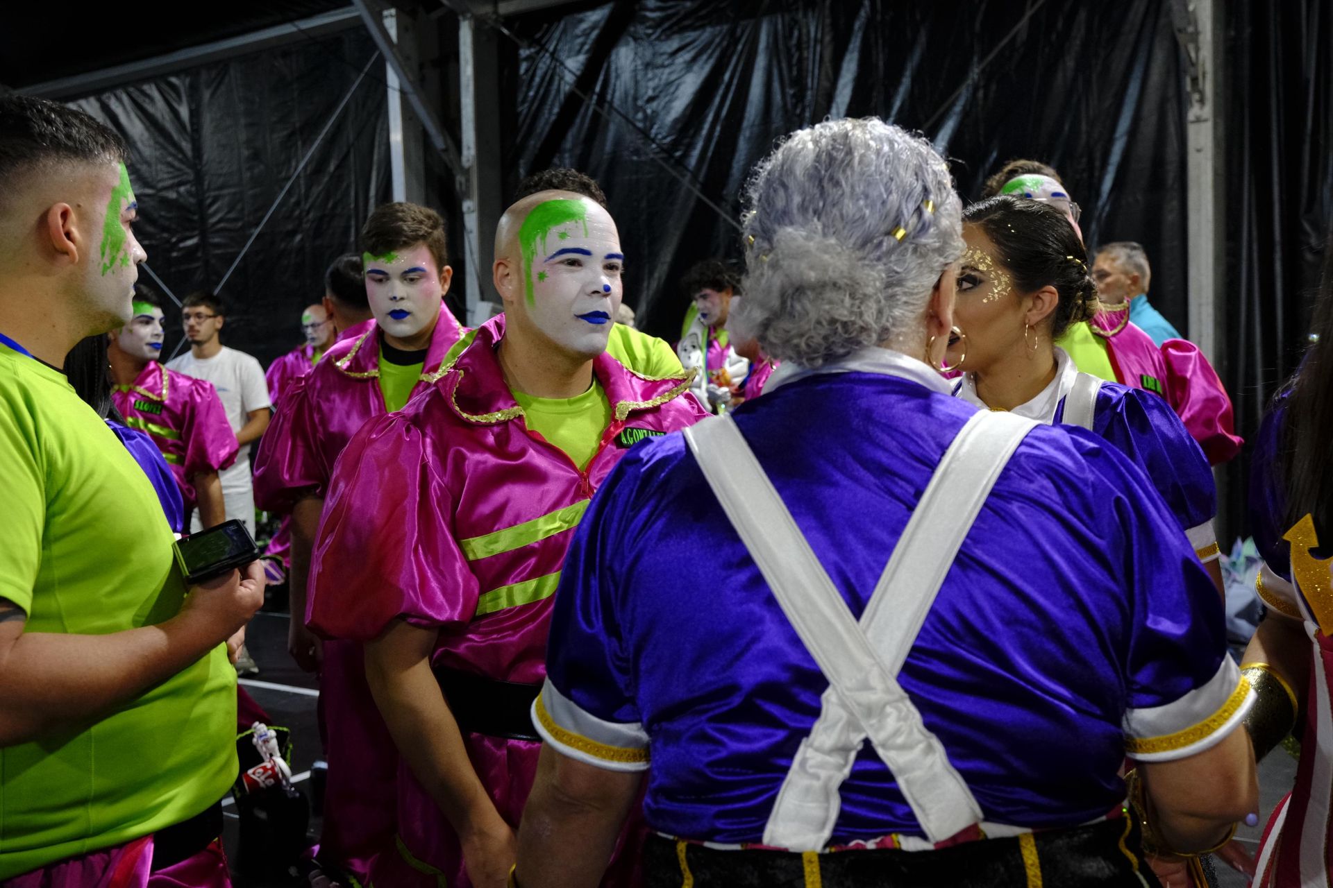 La primera fase de murgas adultas del carnaval de Las Palmas de Gran Canaria, en imágenes