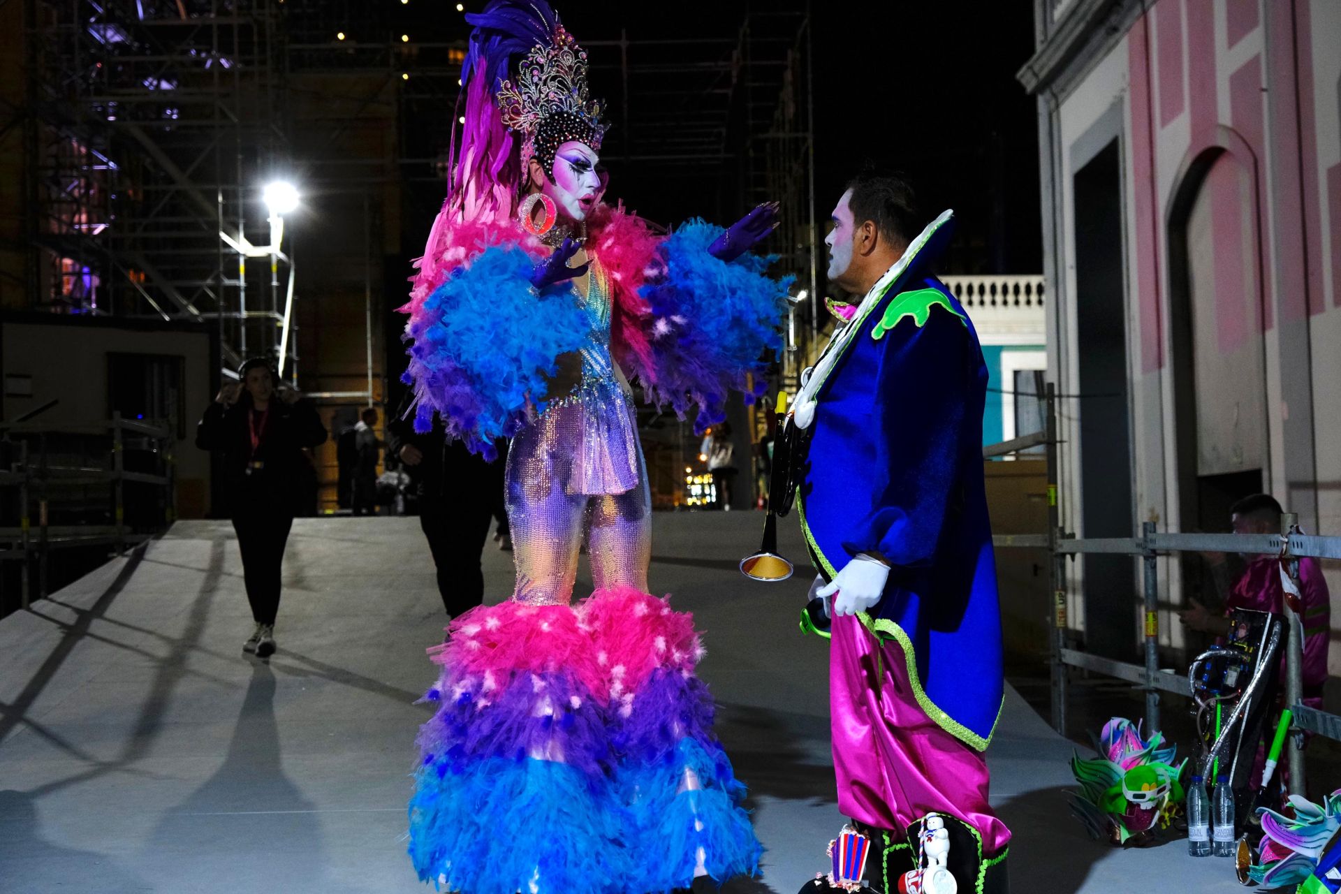 La primera fase de murgas adultas del carnaval de Las Palmas de Gran Canaria, en imágenes