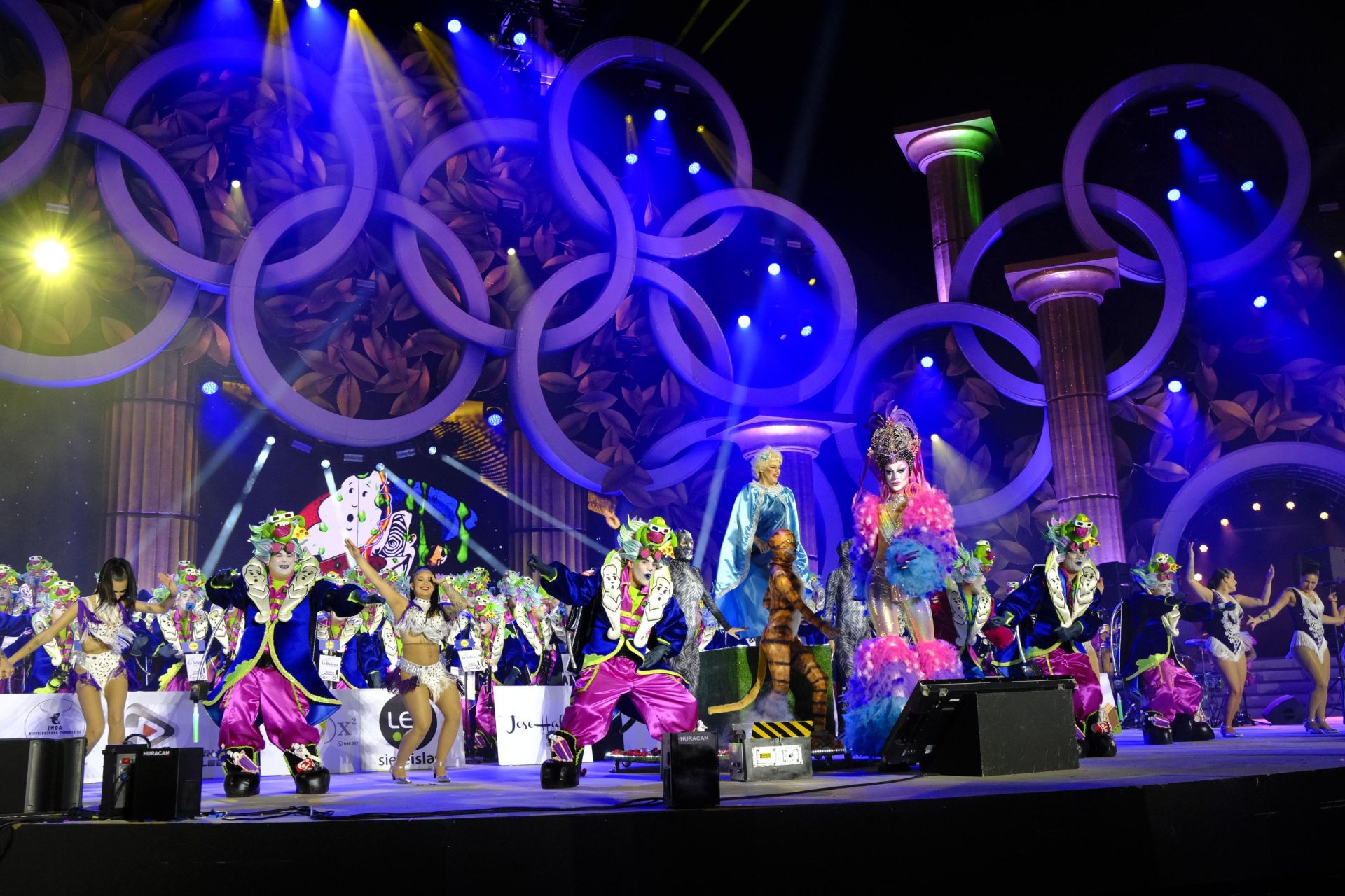 La primera fase de murgas adultas del carnaval de Las Palmas de Gran Canaria, en imágenes