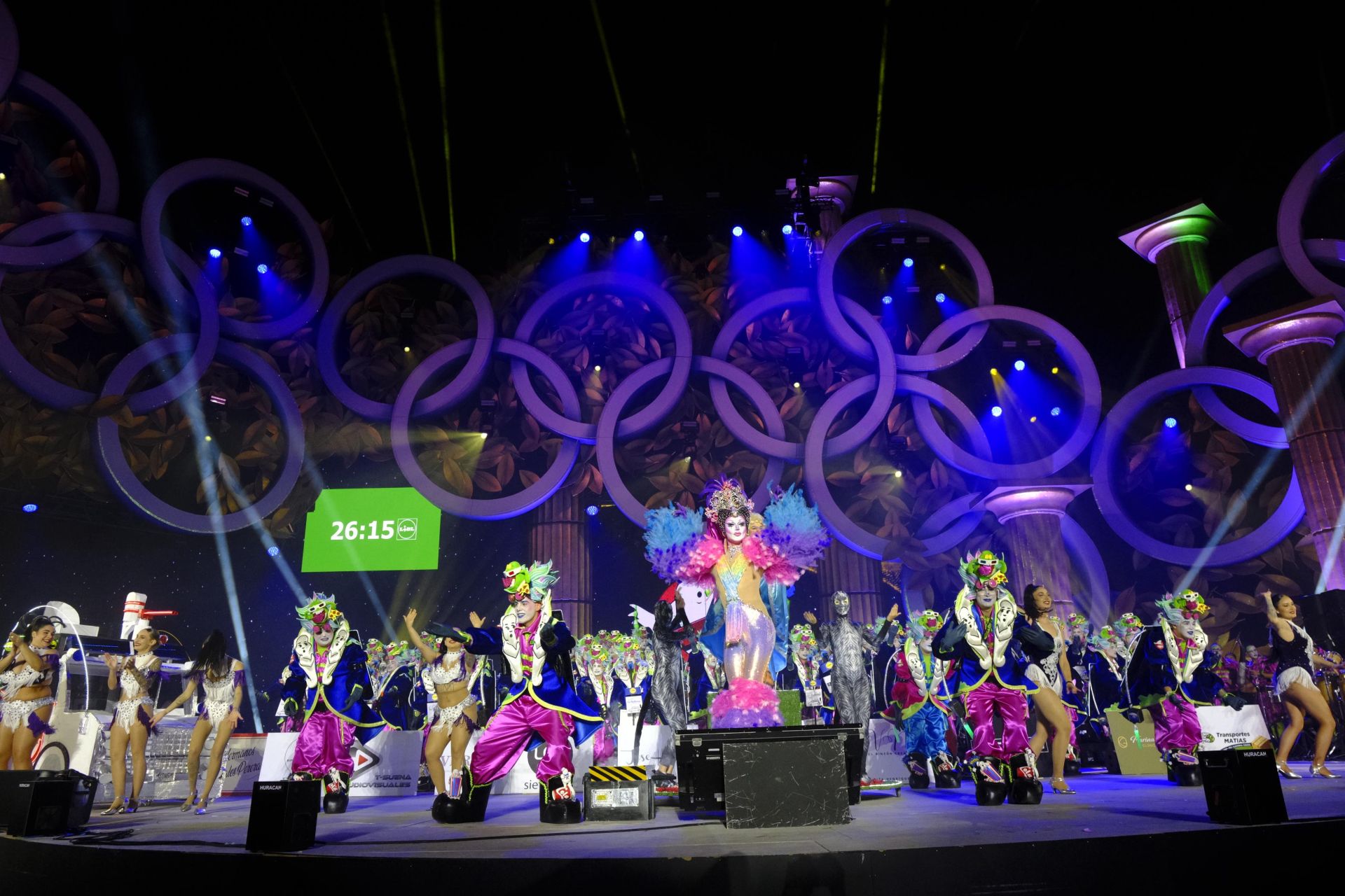 La primera fase de murgas adultas del carnaval de Las Palmas de Gran Canaria, en imágenes