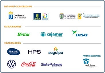 Patrocinadores y colaboradores de la CANARIAS7 Carrera de las Empresas