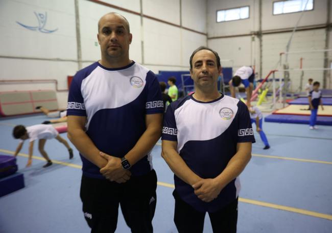 Los técnicos David Taisma y Juan José Rodríguez de Rivera.