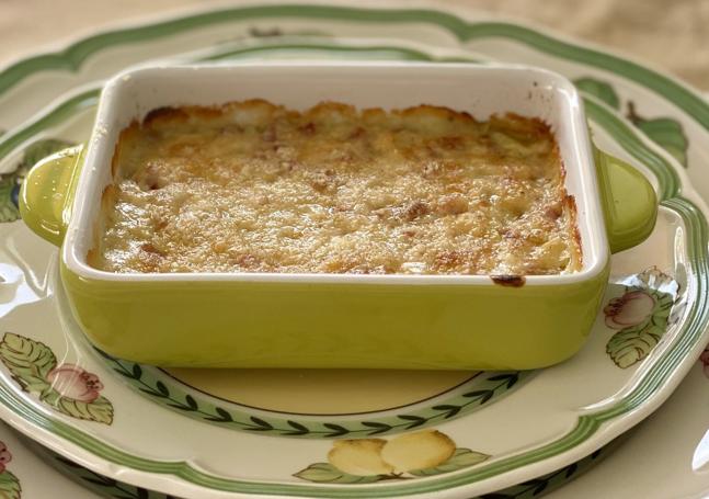 Calabacín gratinado para cenar