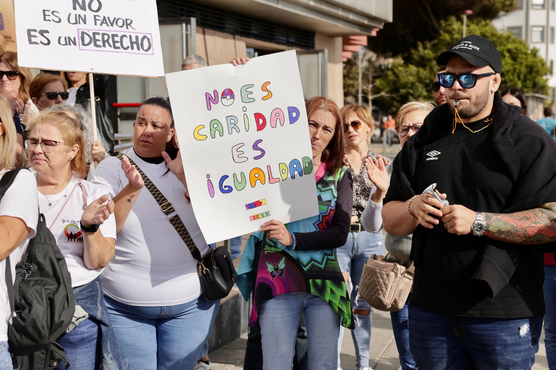 Concentración por los derechos educativos del alumnado con necesidades educativas especiales