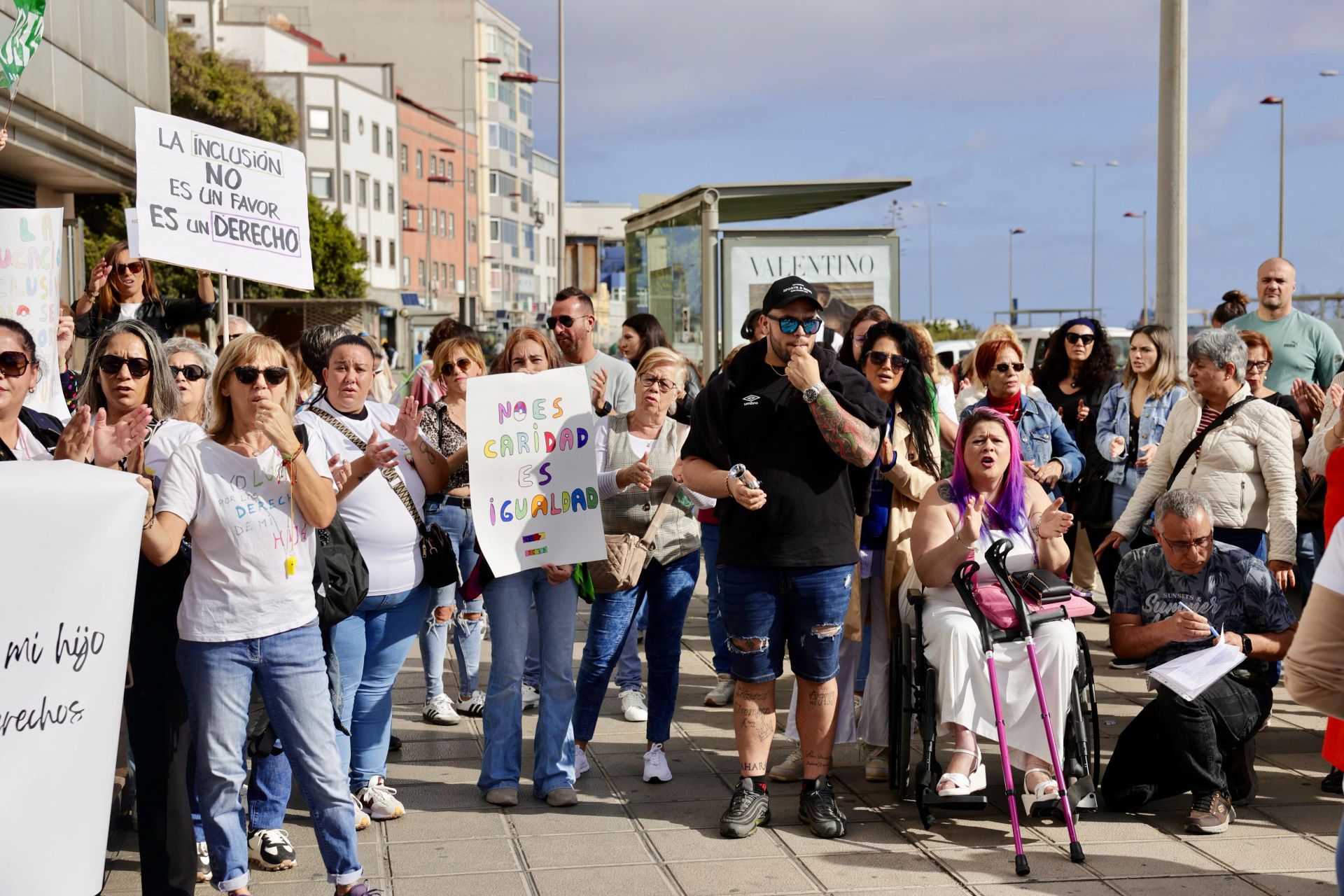 Concentración por los derechos educativos del alumnado con necesidades educativas especiales