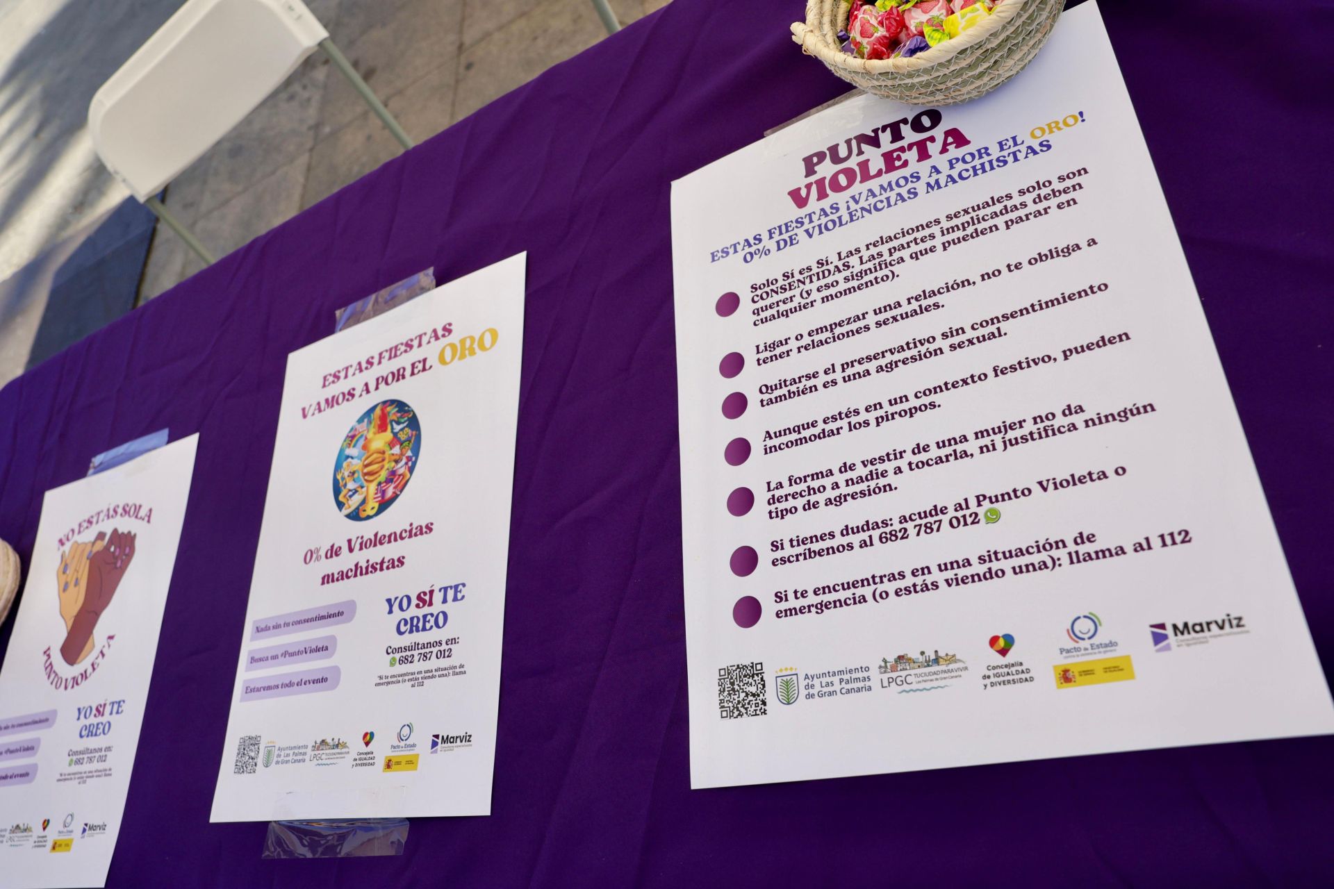 Las Palmas de Gran Canaria prepara los puntos violeta para su carnaval