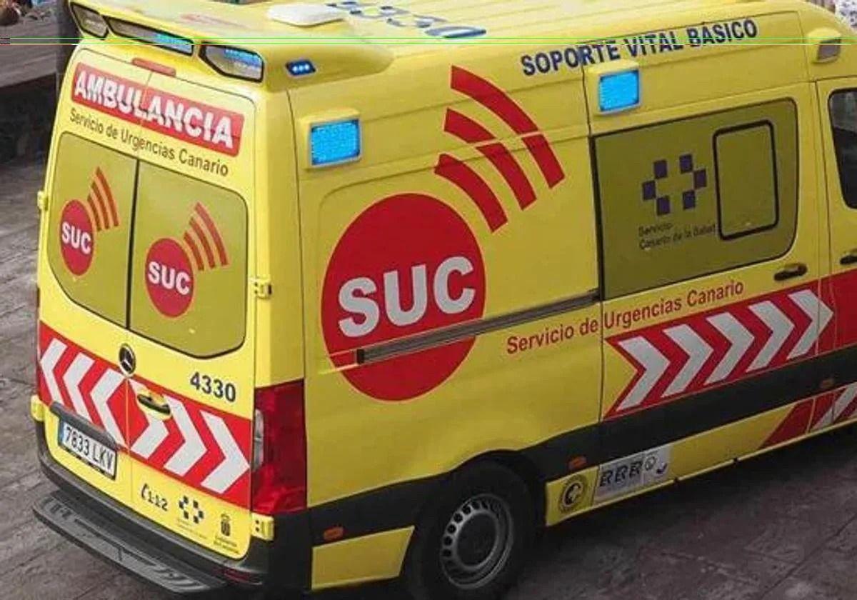 Ambulancio del Servicio Canario de Salud