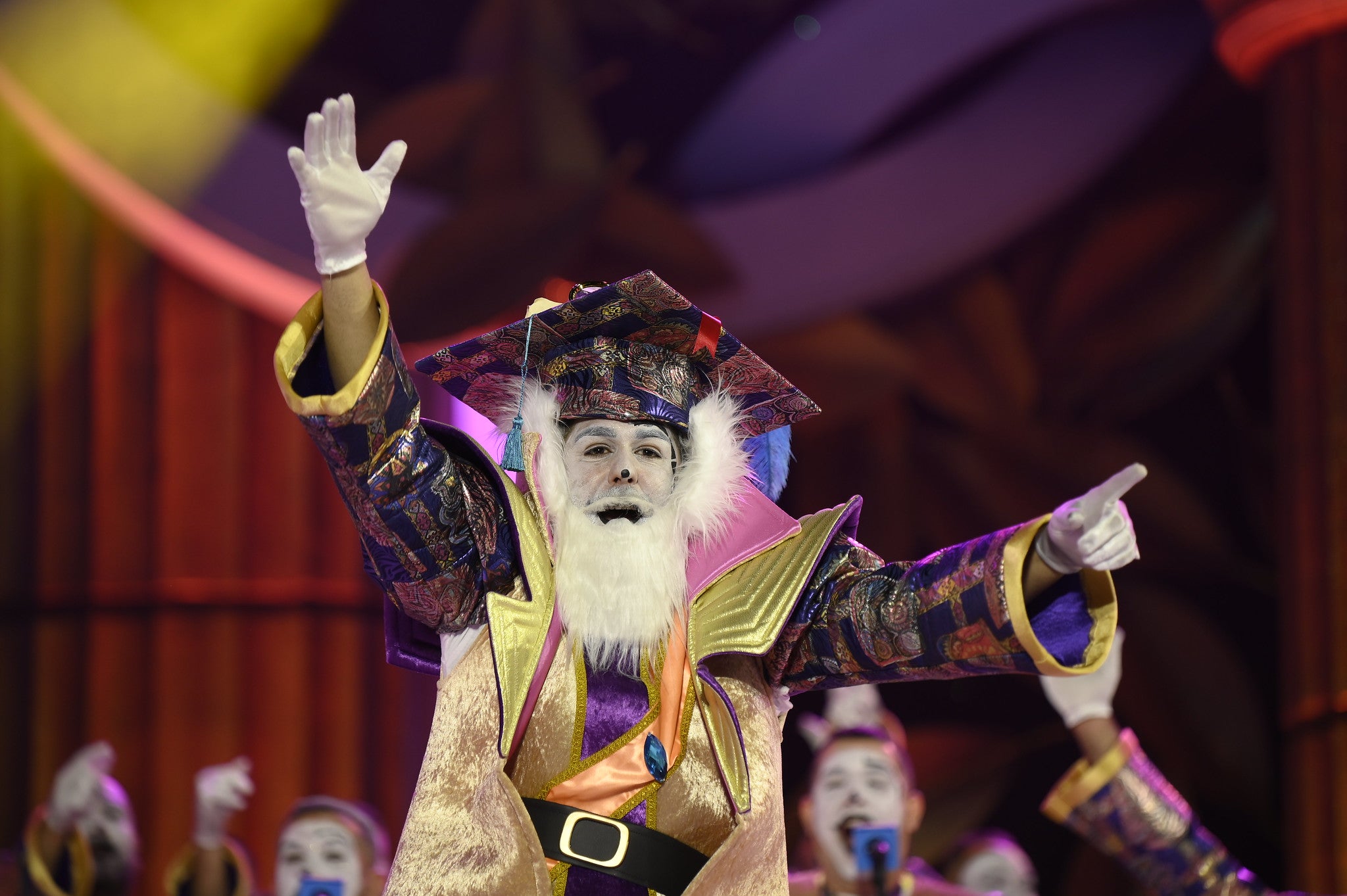 Magia y humor en la final de murgas del carnaval de Las Palmas de Gran Canaria