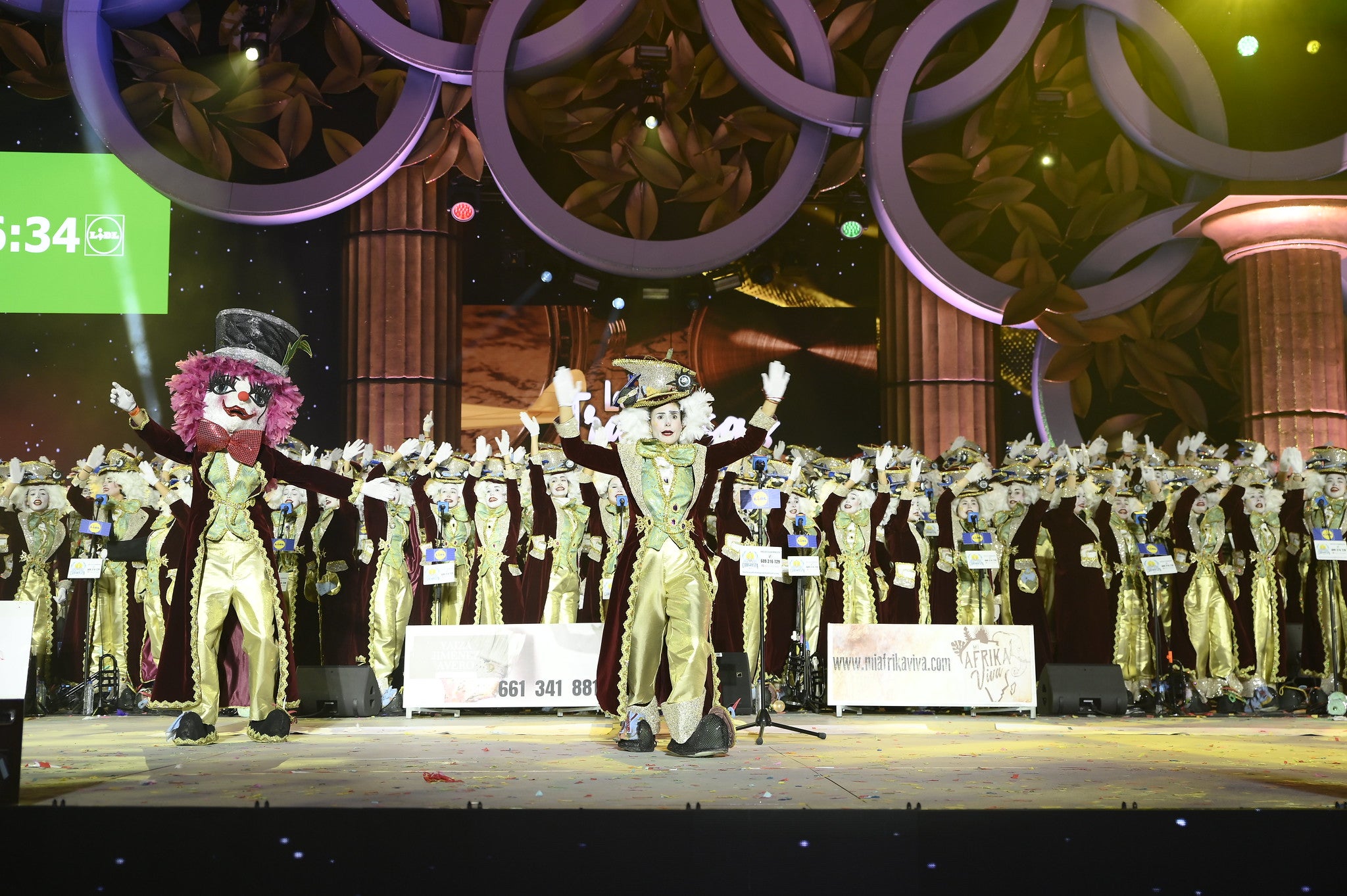 Magia y humor en la final de murgas del carnaval de Las Palmas de Gran Canaria