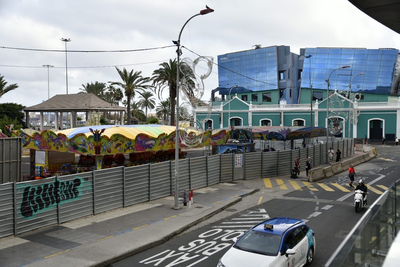 La feria de atracciones ya se prepara para el carnaval en El Refugio