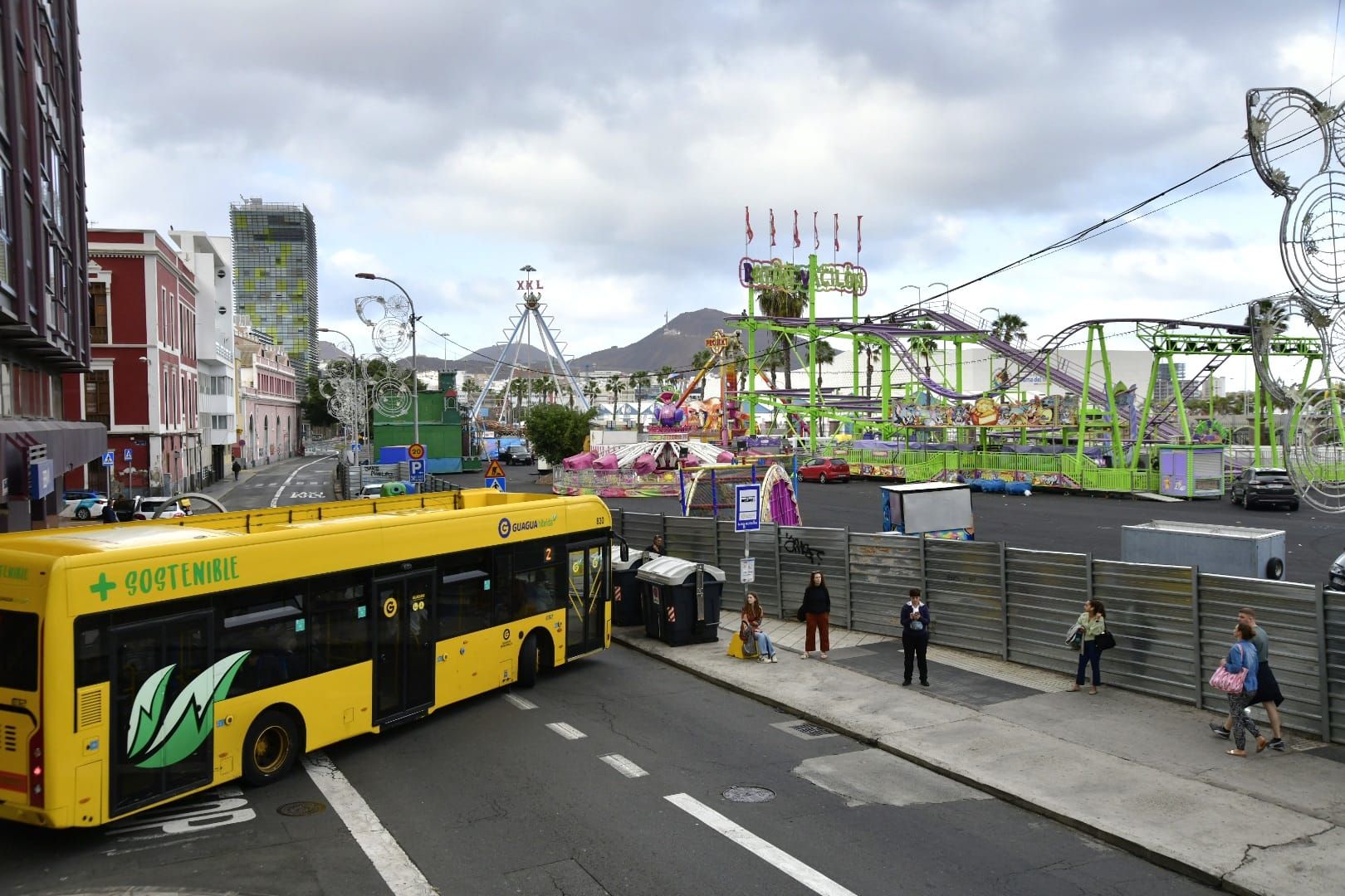 La feria de atracciones ya se prepara para el carnaval en El Refugio