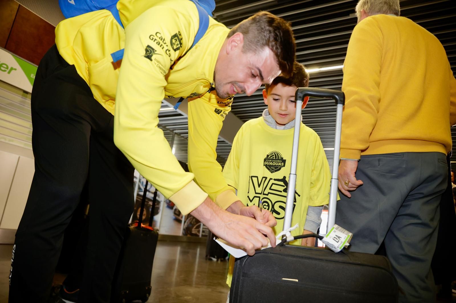 La llegada de los campeones de la Copa del Rey a Gran Canaria, en imágenes