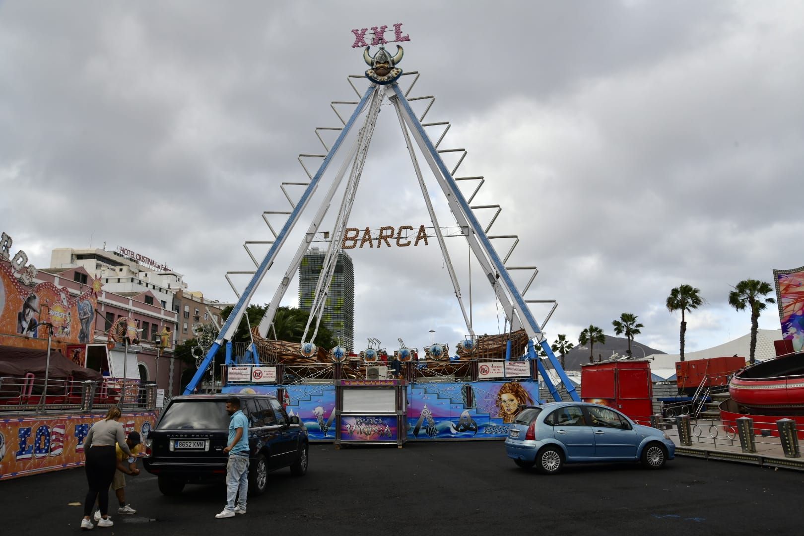 La feria de atracciones ya se prepara para el carnaval en El Refugio