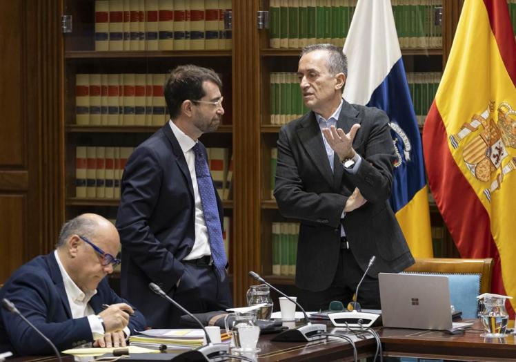 José Miguel Barragán, Antonio Olivera y José Miguel Ruano.