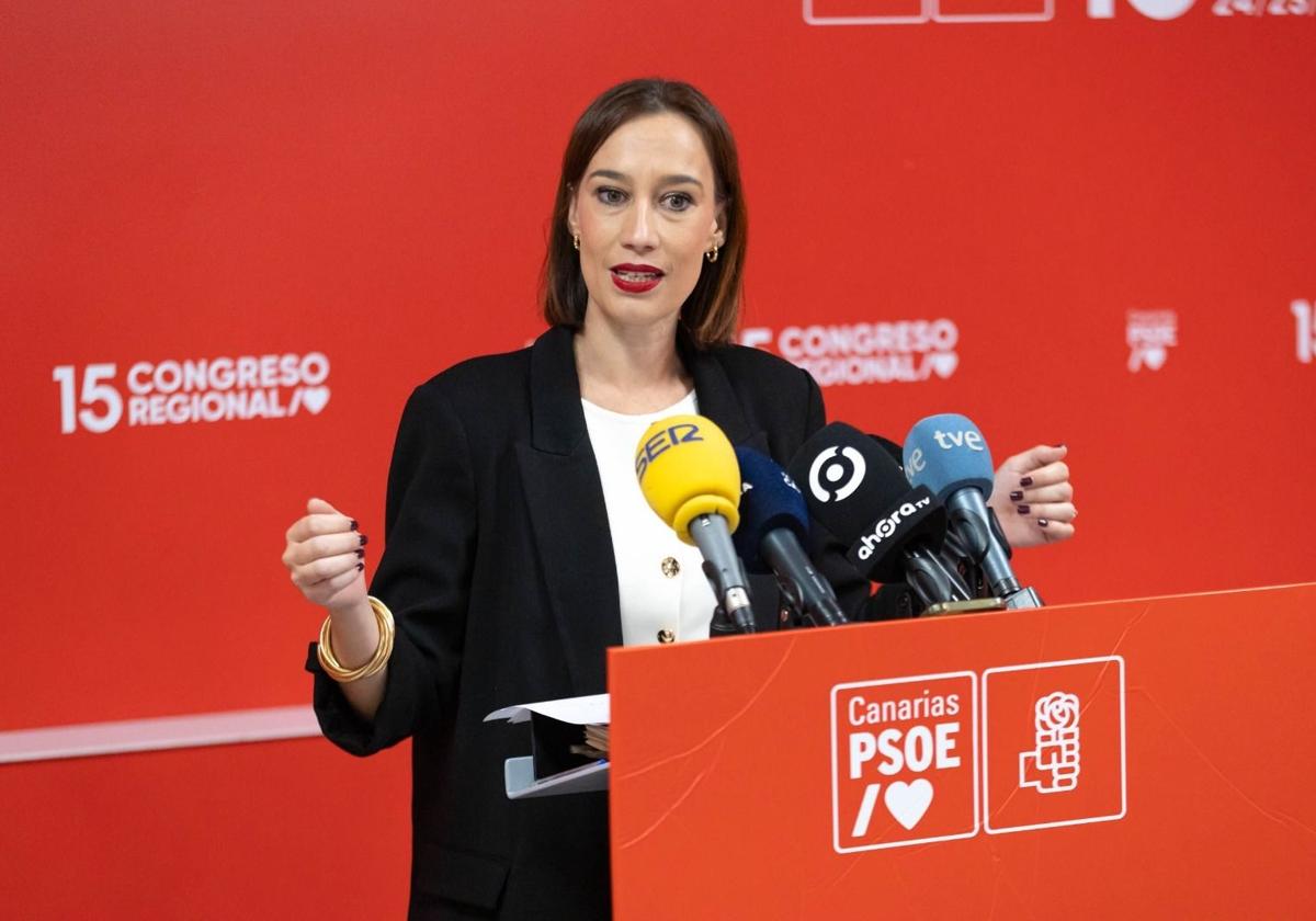 Nira Fierro, secretaria de Organización del PSOE Canarias.