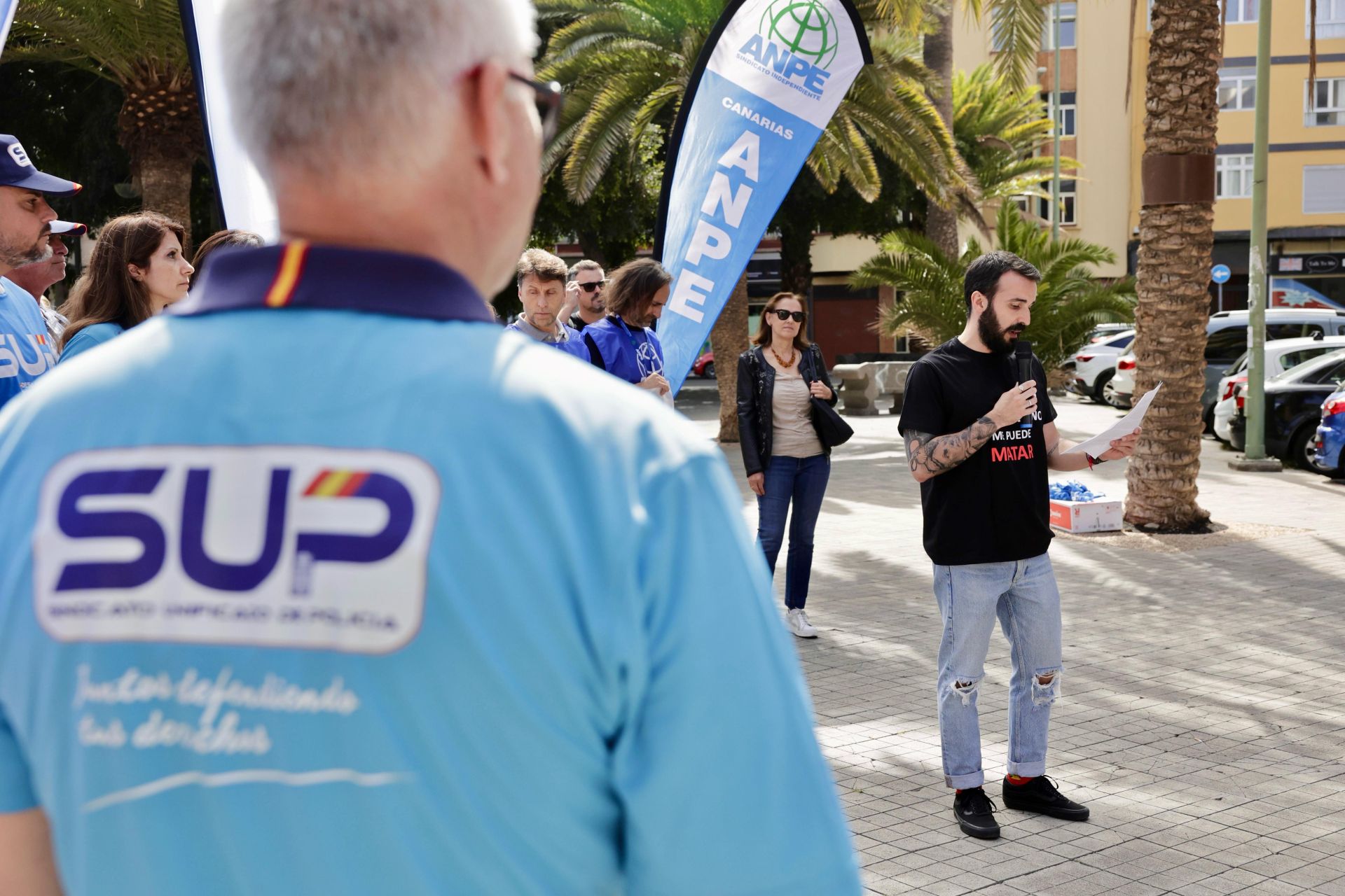 10 sindicatos salen a la calle en la capital grancanaria en defensa del sistema de Muface