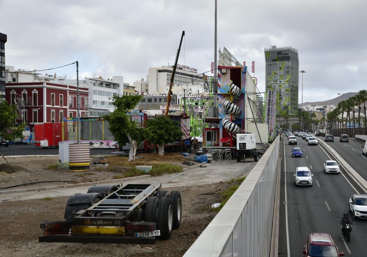 Imagen principal - Detalles de la instalación de la feria.