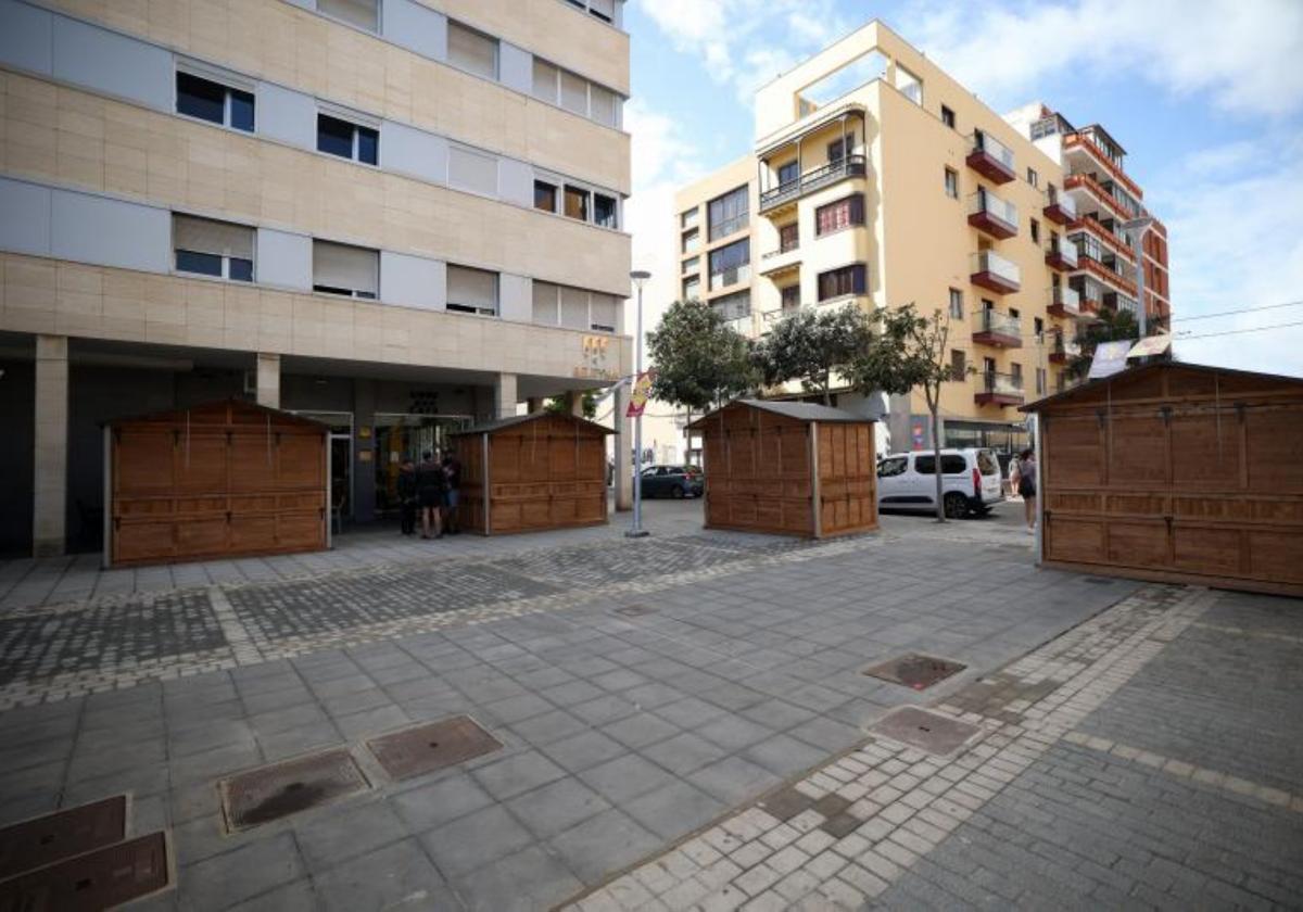 Ventorrillos del carnaval de Las Palmas de Gran Canaria en la calle Tenerife.