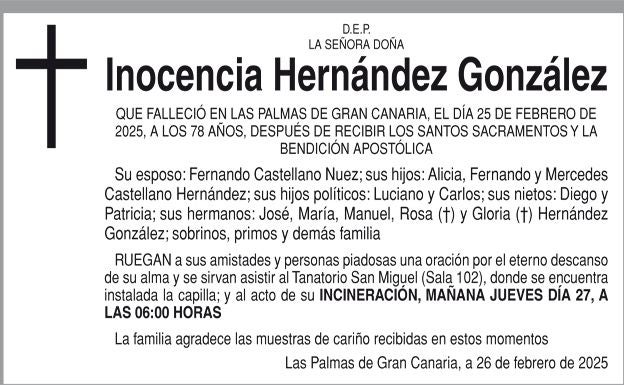 Inocencia Hernández González