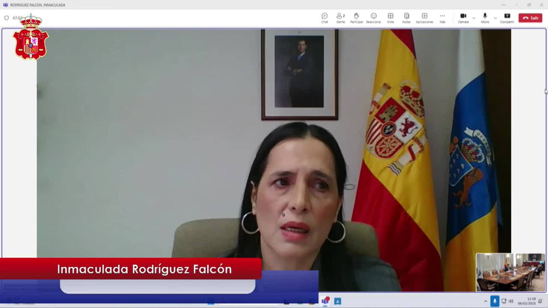 Entrevista a Inmaculada Rodríguez, presidenta de la Sala de lo Contencioso-Administrativo del TSJC en Las Palmas