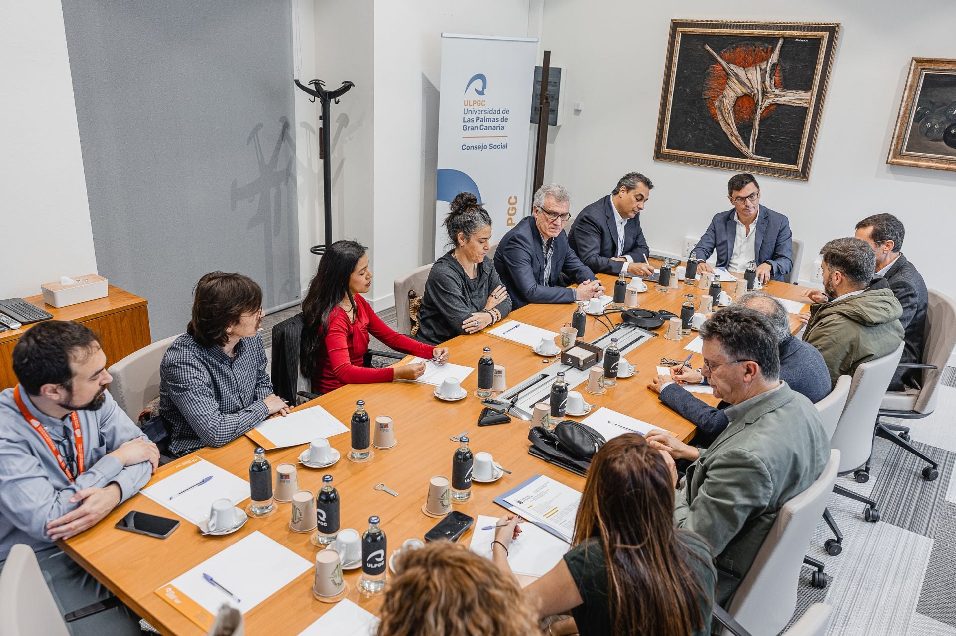 Uno de los momentos de los 'Desayunos Tecnológicos' celebrados este jueves en la ULPGC.