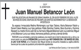 Juan Manuel Betancor León