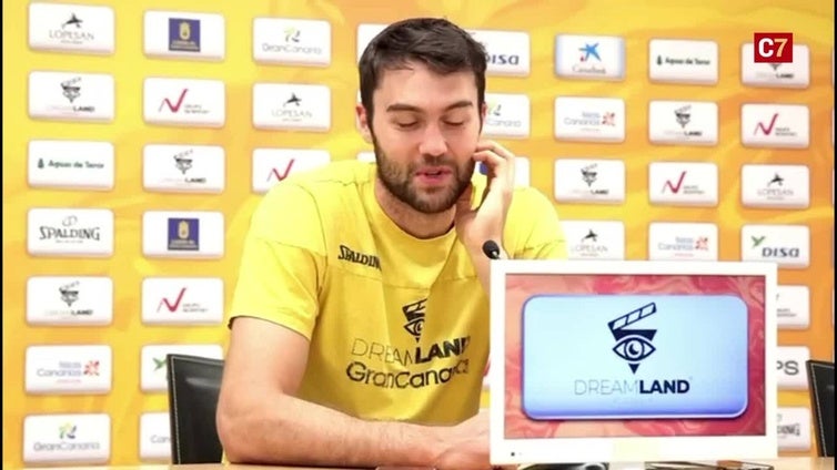 Rueda de prensa de Mike Tobey, jugador del Dreamland Gran Canaria