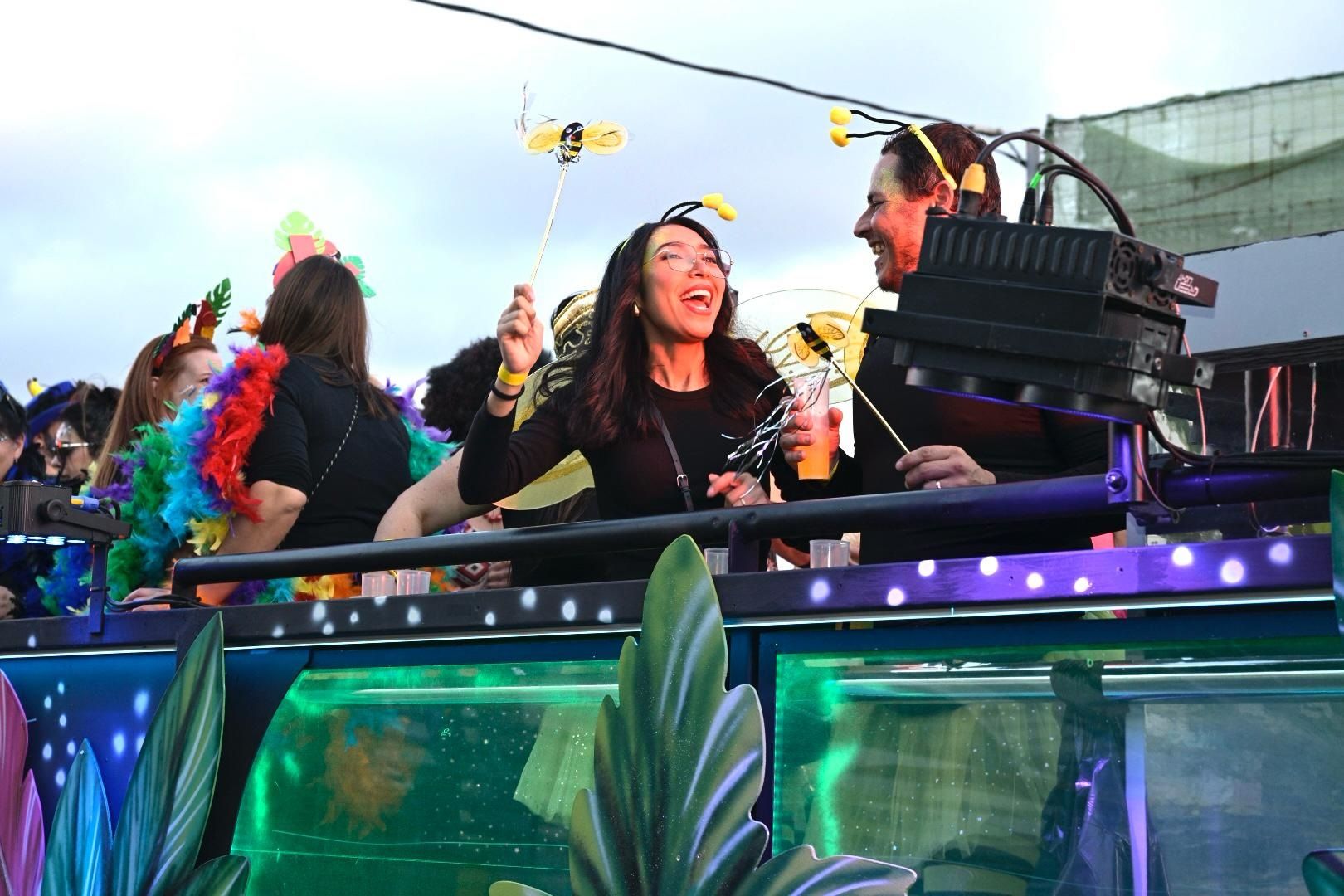 Gáldar sale a la calle a celebrar la cabalgata de su carnaval