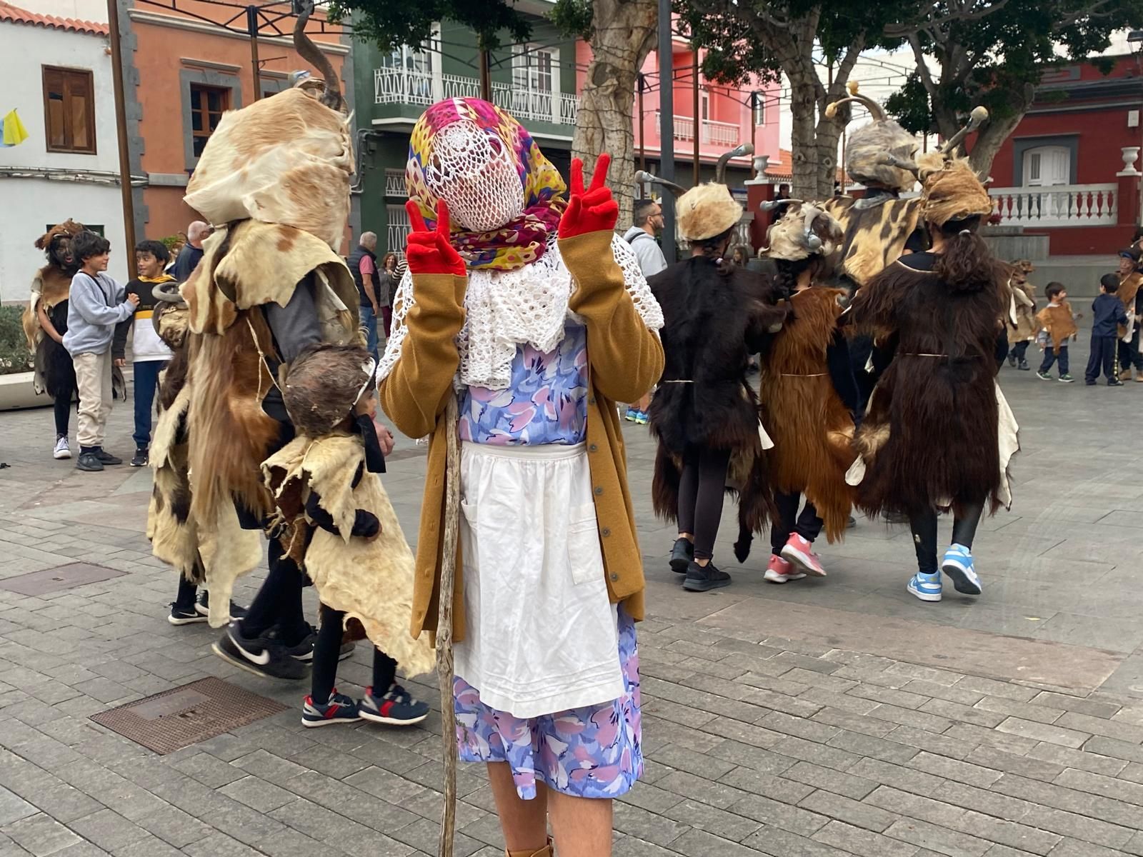 Estampida carnavalera de machos y cabras en La Aldea de San Nicolás