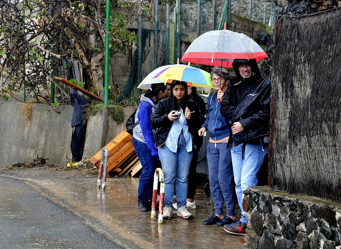 Imagen secundaria 2 - Las precipitaciones vuelven a repetirse este martes en el Telde. 