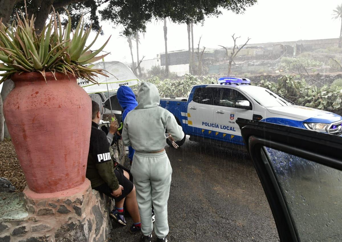 Imagen secundaria 1 - Las precipitaciones vuelven a repetirse este martes en el Telde. 