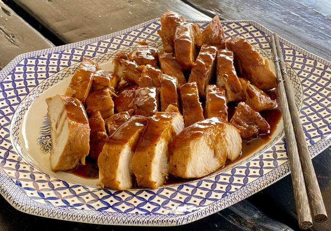 Pavo teriyaki
