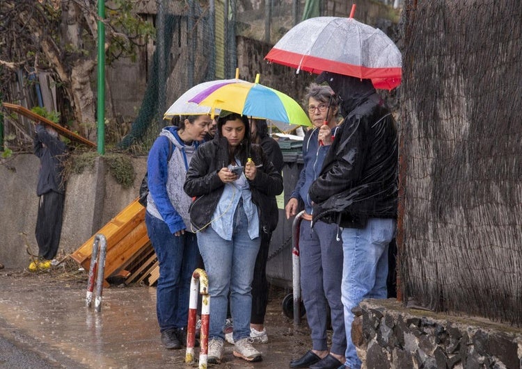 Recientes lluvias en el Barranco Las Bachilleras, Telde.