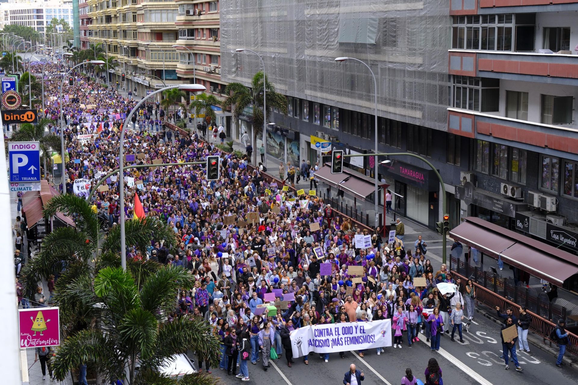 Las calles de la capital grancanaria se visten de lucha y orgullo