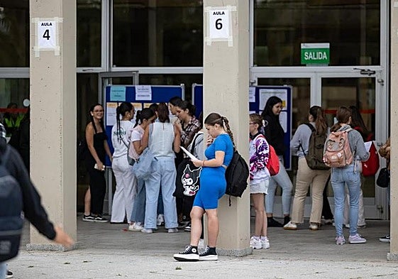 Imagen de archivo de estudiantes canarios.