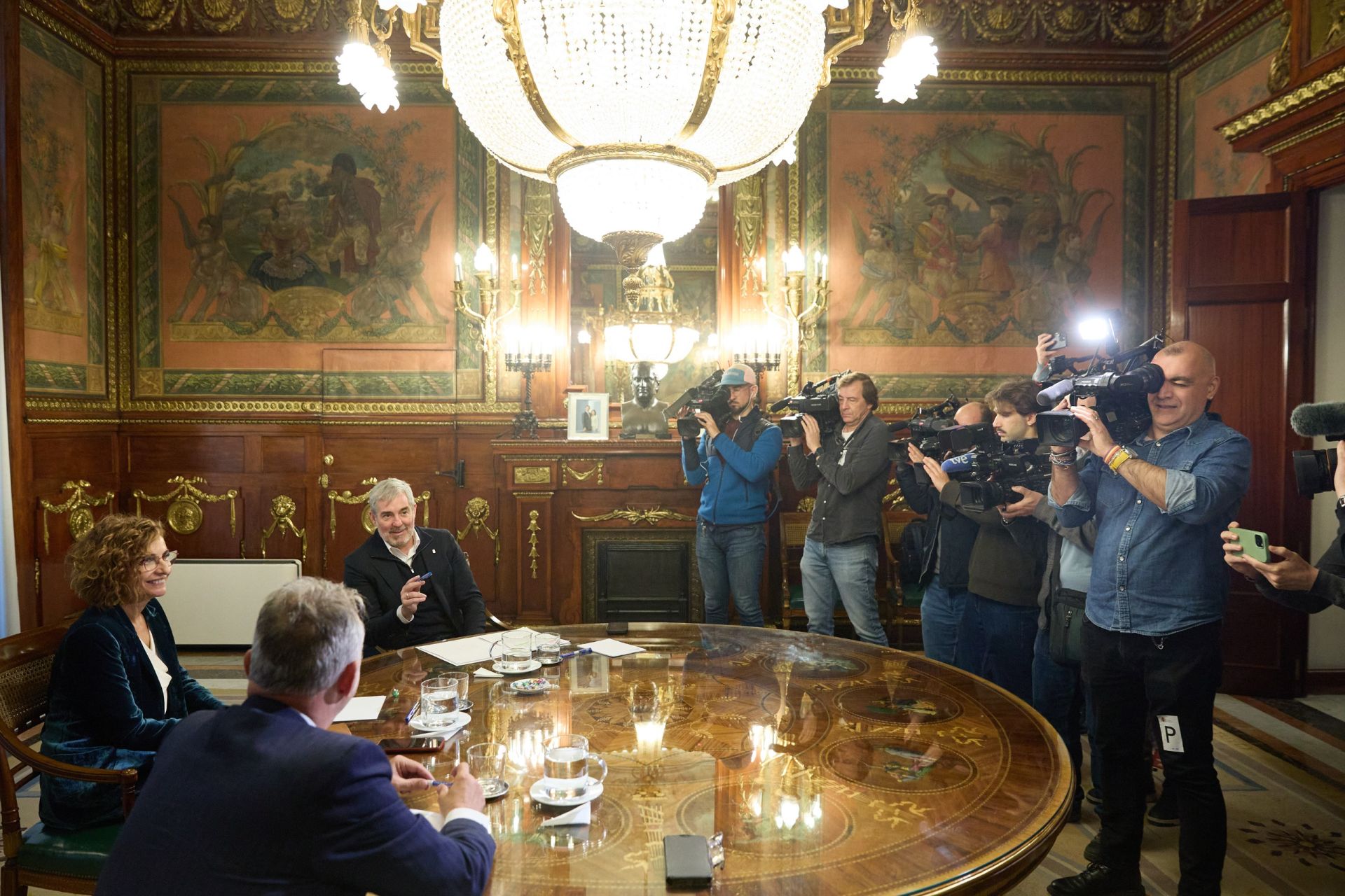 Reunión entre Canarias y Estado en Madrid.