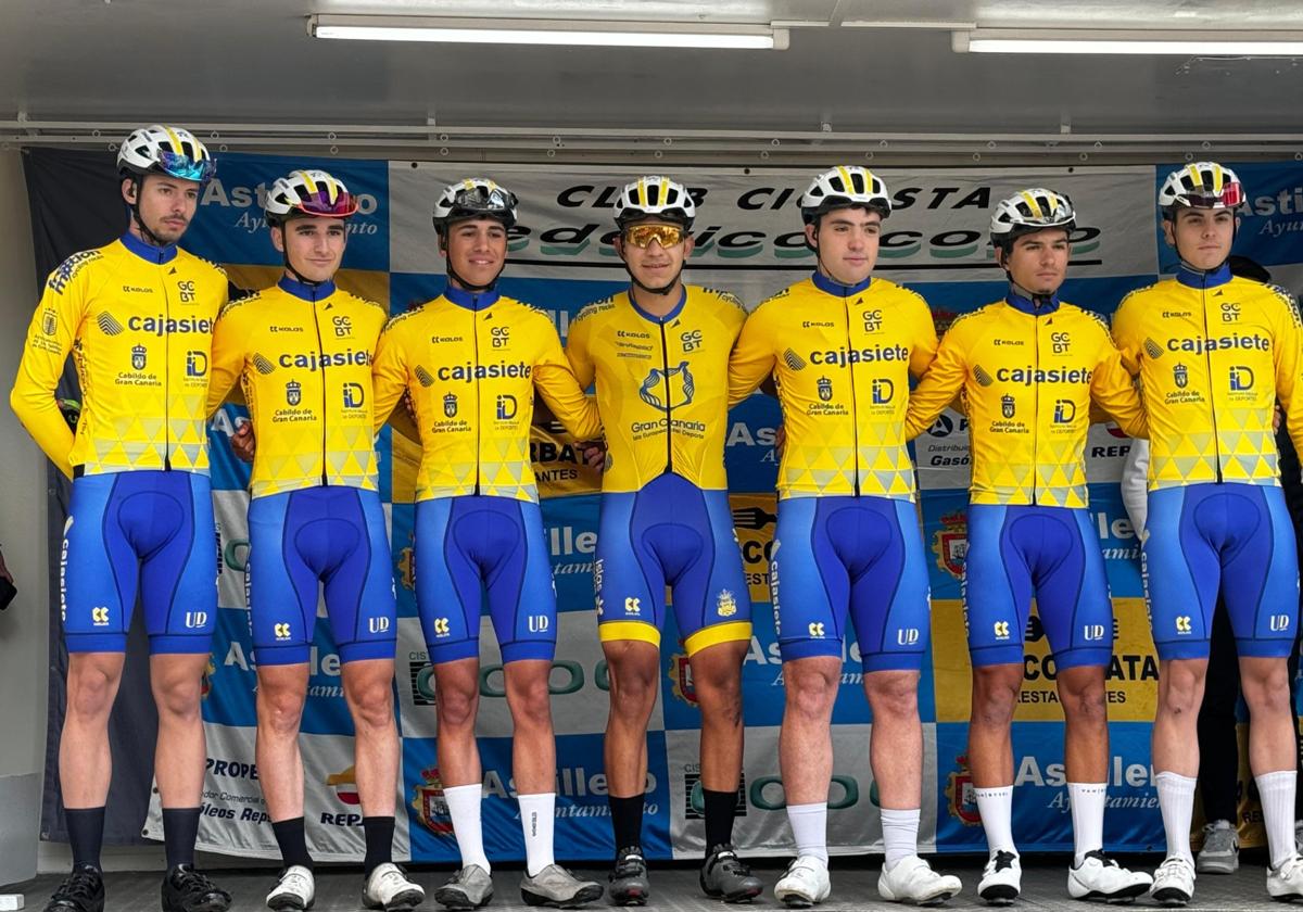 Los integrantes del Gran Canaria Bike Team.