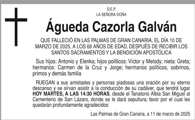 Águeda Carzola Galván