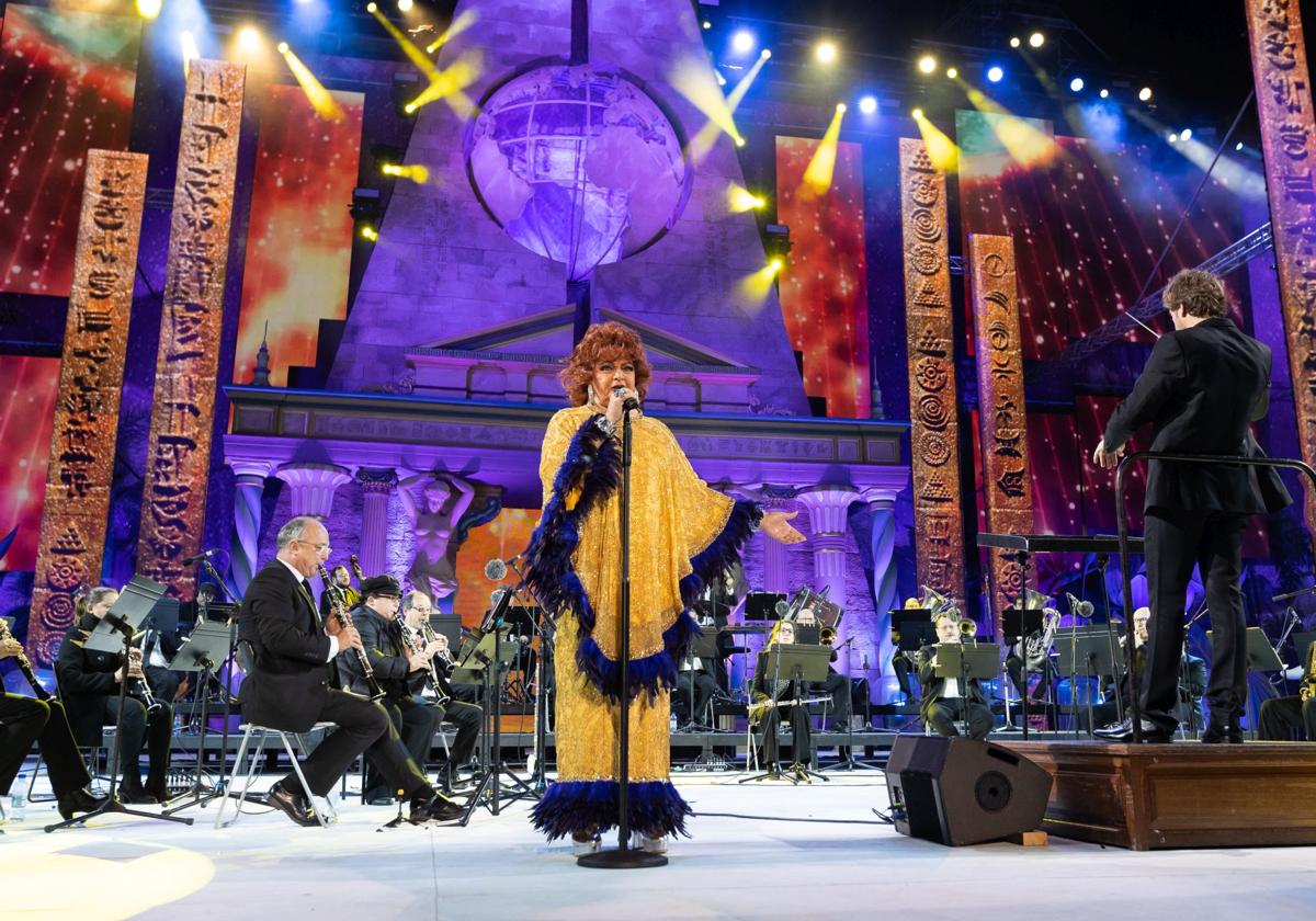 Pedro Daktari durante el homenaje que recibió del carnaval de Las Palmas de Gran Canaria en 2022