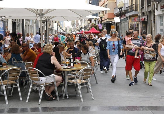 Imagen de archivo de la calle peatonal de Triana, en Las Palmas de Gran Canaria.