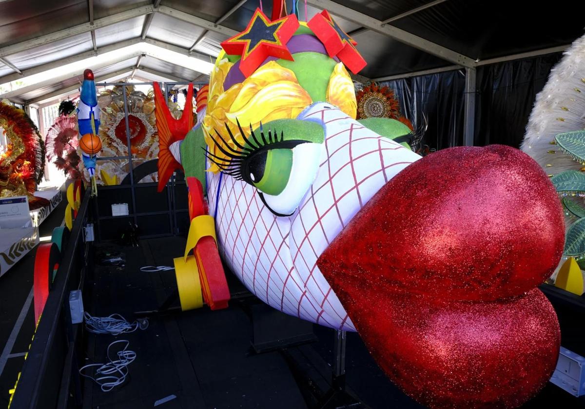 La sardina del carnaval de Las Palmas de Gran Canaria espera ya el fin de sus días.