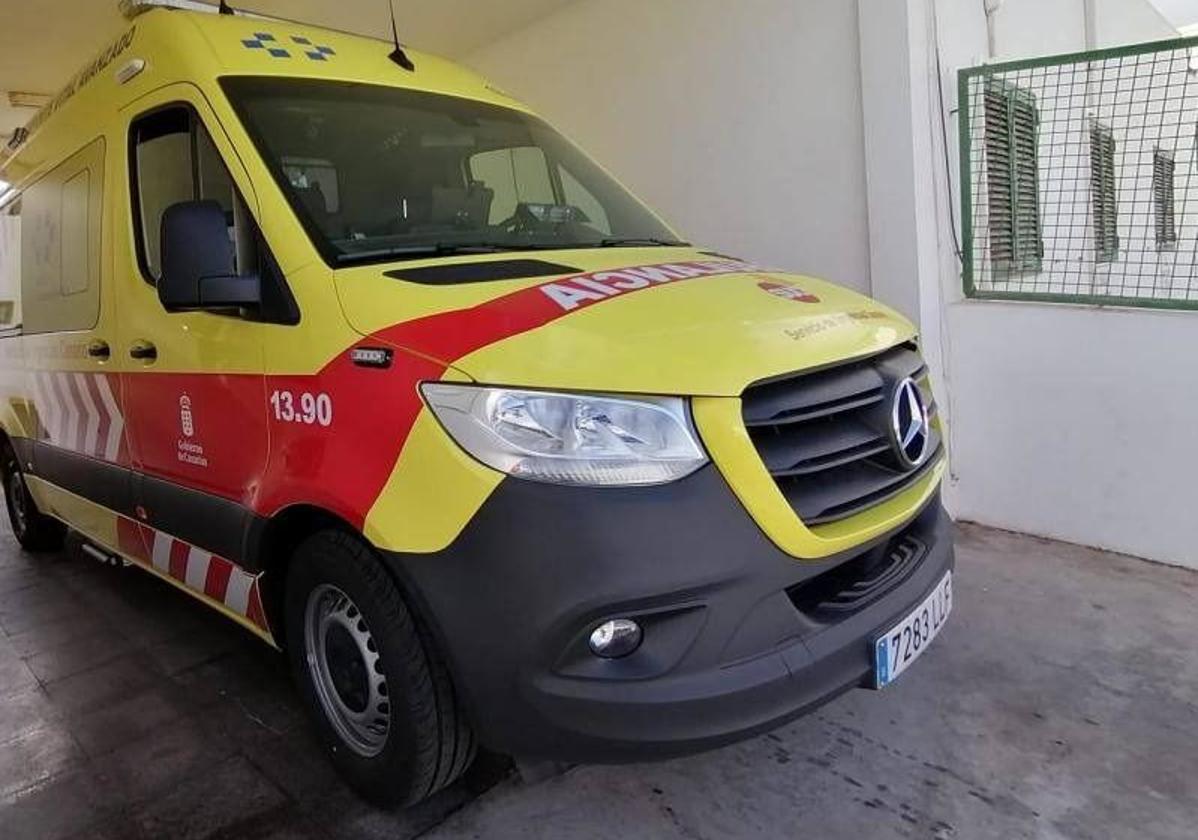 Foto archivo de una ambulancia.