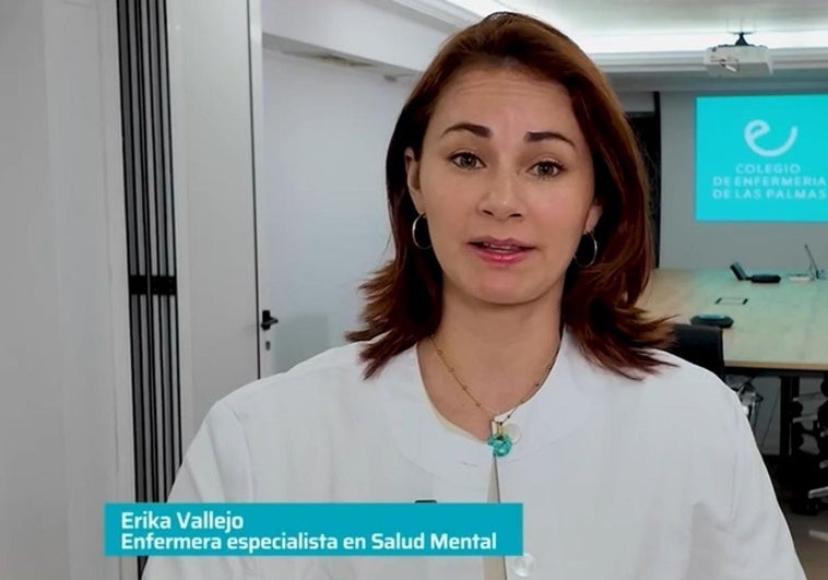 Erika Vallejo. Enfermera especialista en Salud Mental.