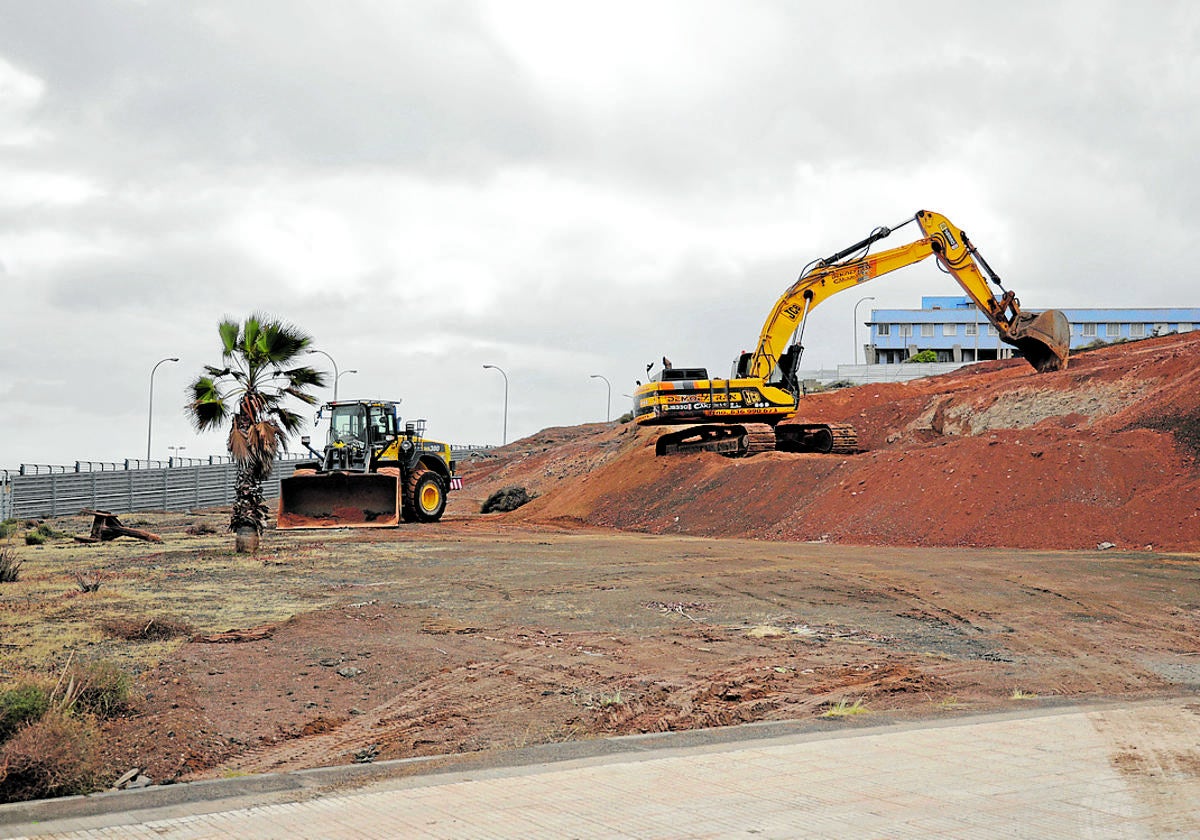 Las obras del edificio de Gran Canaria arrancaron en marzo del pasado año.