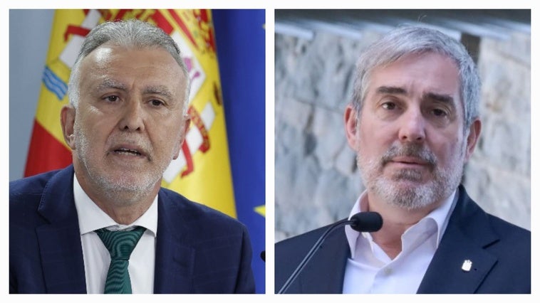 Ángel Víctor Torres y Fernando Clavijo.