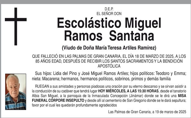 Escolástico Miguel Ramos Santana