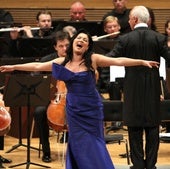 Anna Netrebko, en su actuación en el Festival de Música de Canarias en 2011.