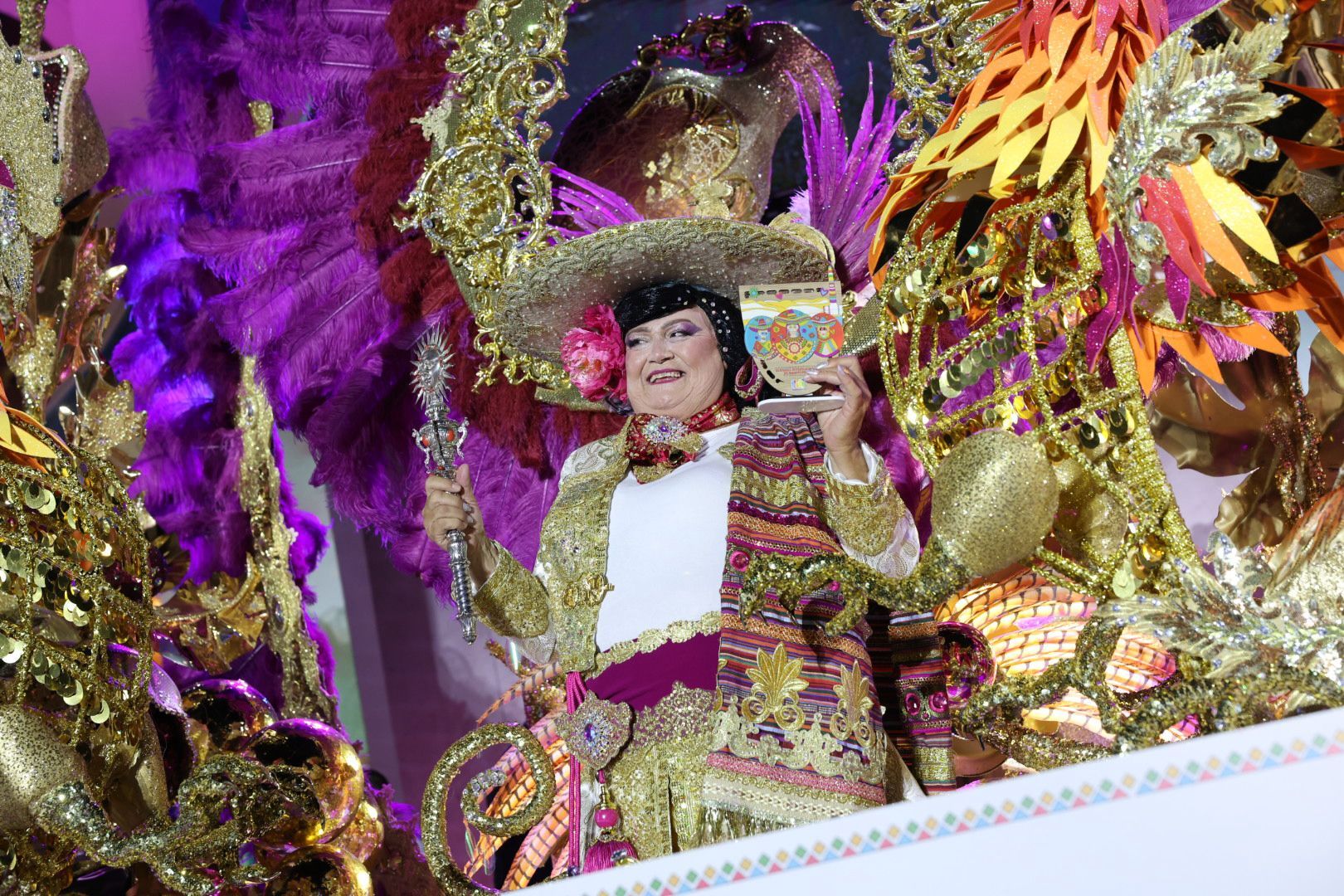 Juana Teresa Rivero, por El Tablero, gran dama del carnaval de Maspalomas