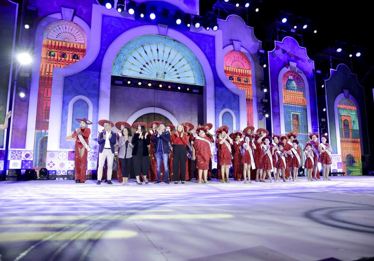 Presentación de las distintas y distintos candidatos a las galas en Maspalomas